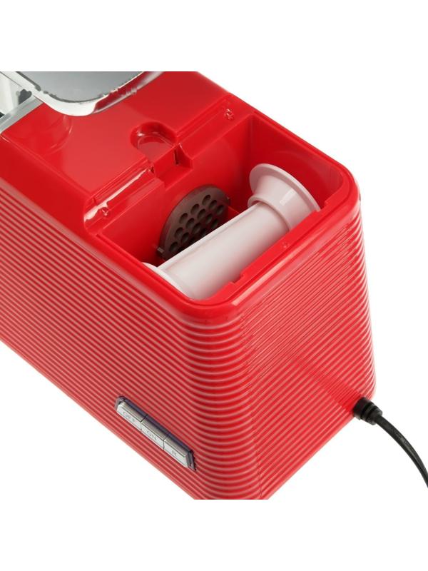 Мясорубка электрическая Sakura SA-6424R, 2000 Вт, насадки для колбас и сосисок, красная