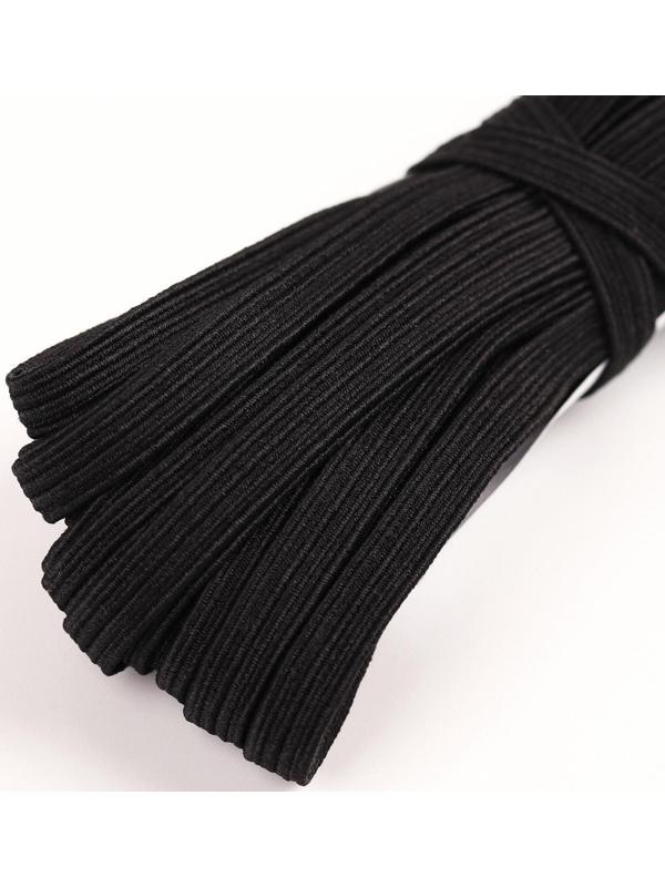 Резинка бельевая, 6 мм, 10 ± 1 м, цвет чёрный