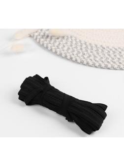 Резинка бельевая, 8 мм, 10 ± 1 м, цвет чёрный