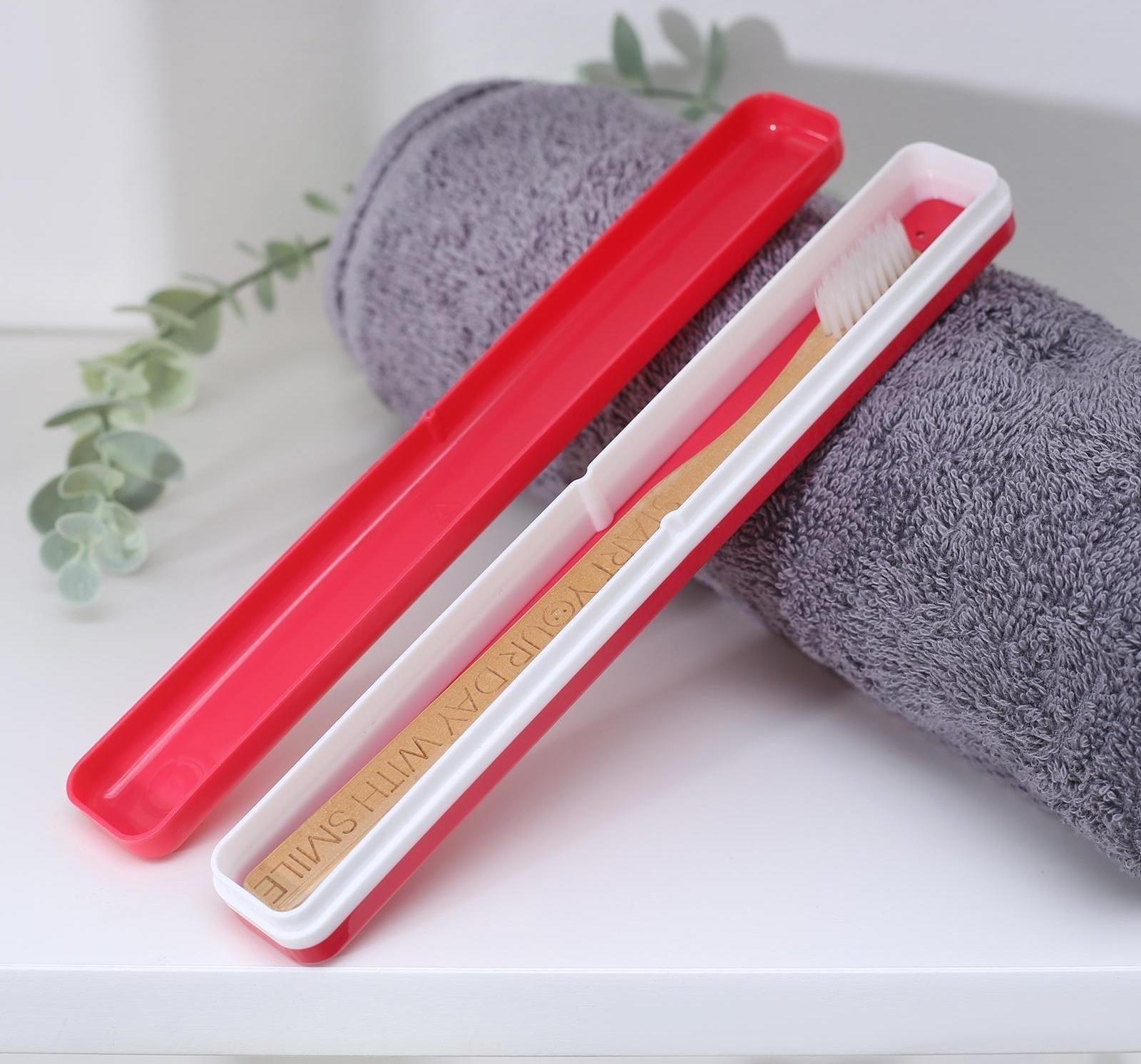 Футляр для зубной щётки, 20 см, цвет МИКС