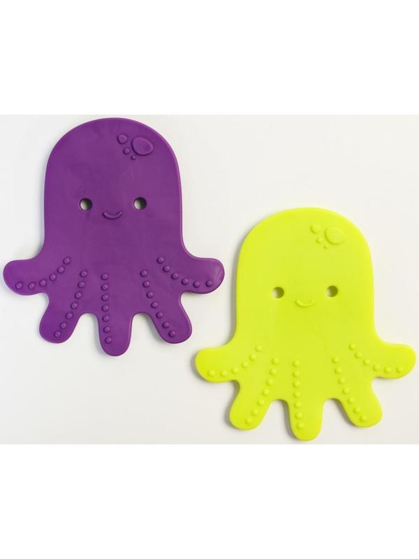 Набор антискользящих мини - ковриков для ванны 8 шт., цвет МИКС