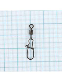 Карабин с вертлюгом YUGANA Swivel with Snap №5, 22 кг, 7 шт в упак.