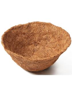 Вкладыш в кашпо, d = 25 см, кокос, «Усечённый Конус»