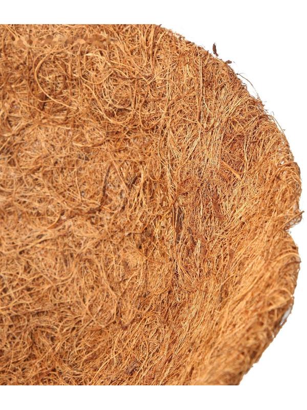 Вкладыш в кашпо, d = 25 см, кокос, «Усечённый Конус»