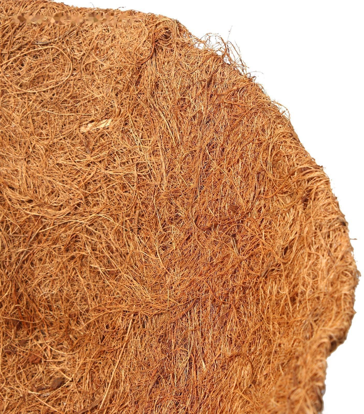 Вкладыш в кашпо, d = 35 см, кокос, «Усечённый Конус»