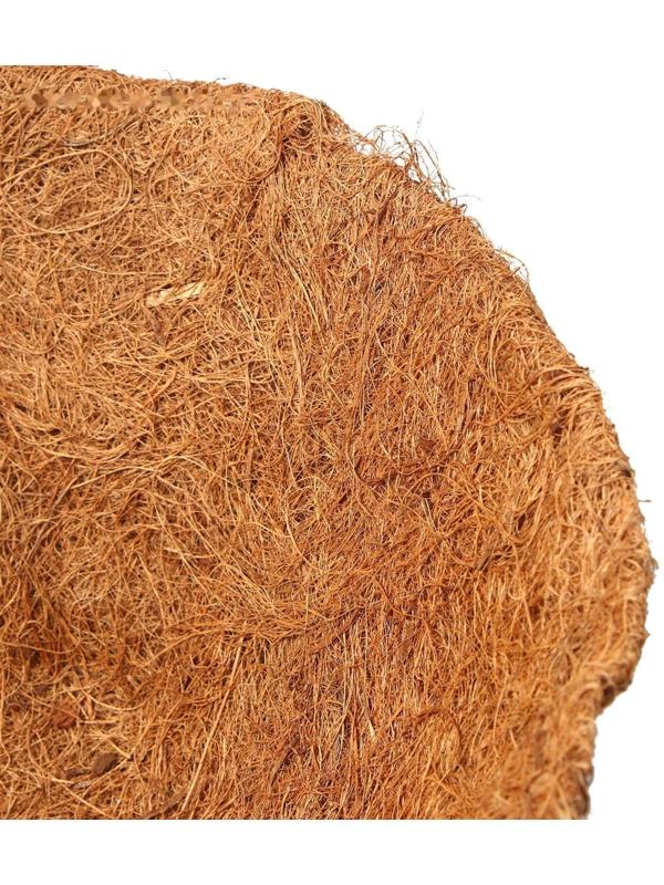 Вкладыш в кашпо, d = 35 см, кокос, «Усечённый Конус»