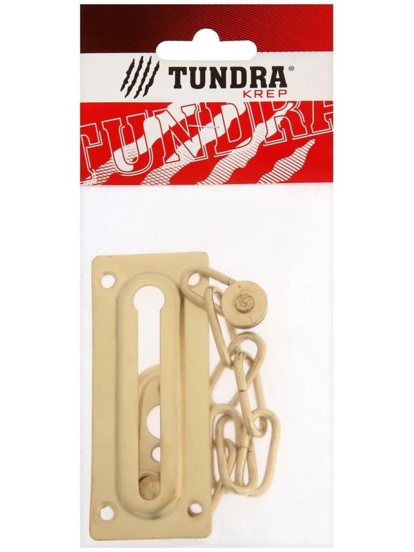 Цепочка дверная ТУНДРА, цвет золото, 1 шт.