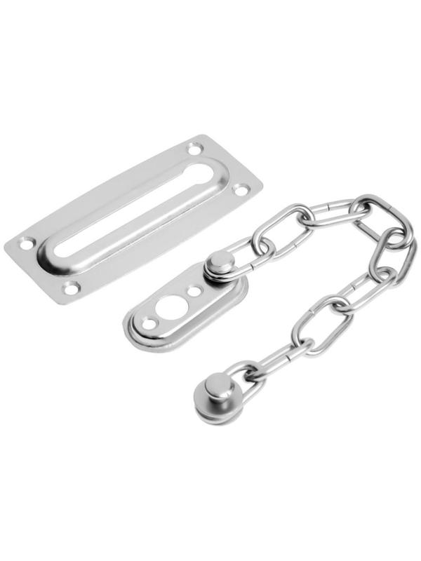 Цепочка дверная ТУНДРА, цвет хром, 1 шт.