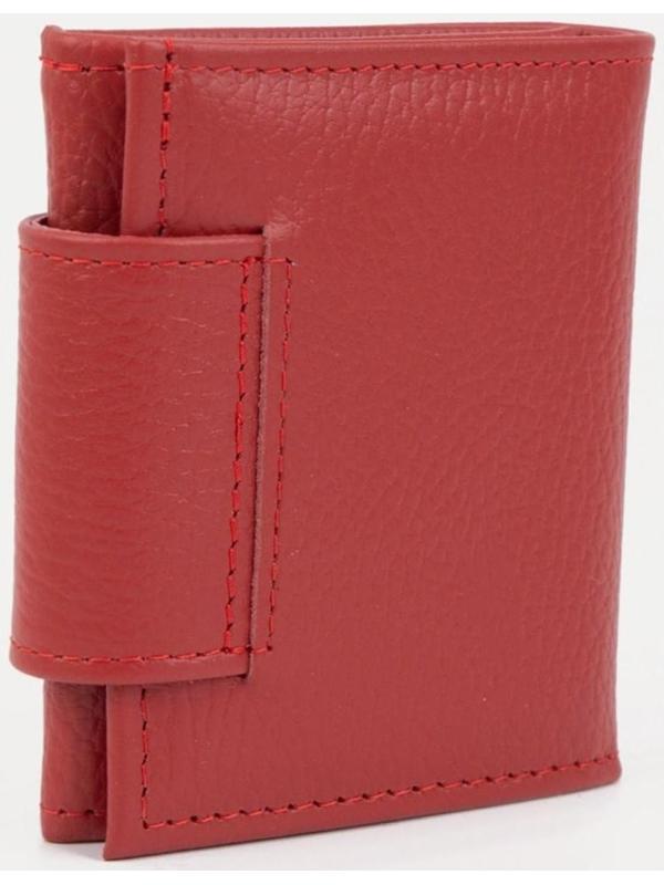 Кошелёк на кнопке, цвет красный