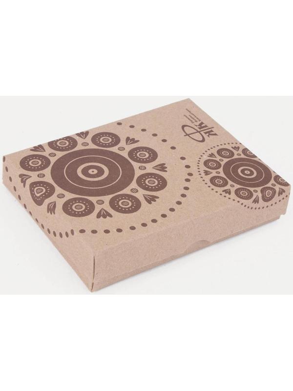 Кошелёк на кнопке, цвет красный