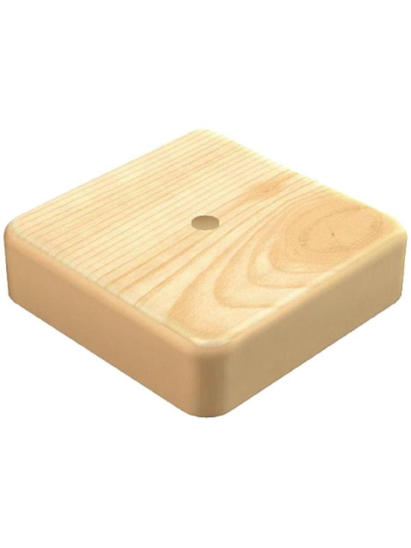 Коробка распределительная TUNDRA, 75х75х55 мм, IP42, открыт. установки, цвет сосна