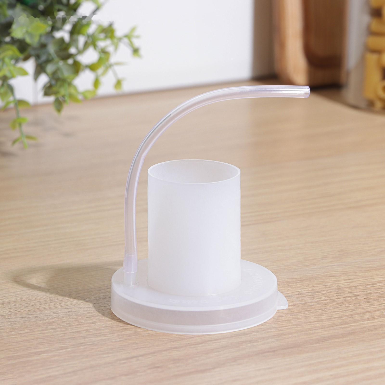 Крышка-гидрозатвор с трубкой для банки