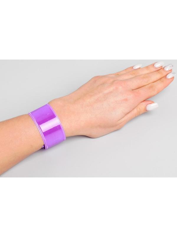 Браслет светоотражающий, 22 см, цвета МИКС