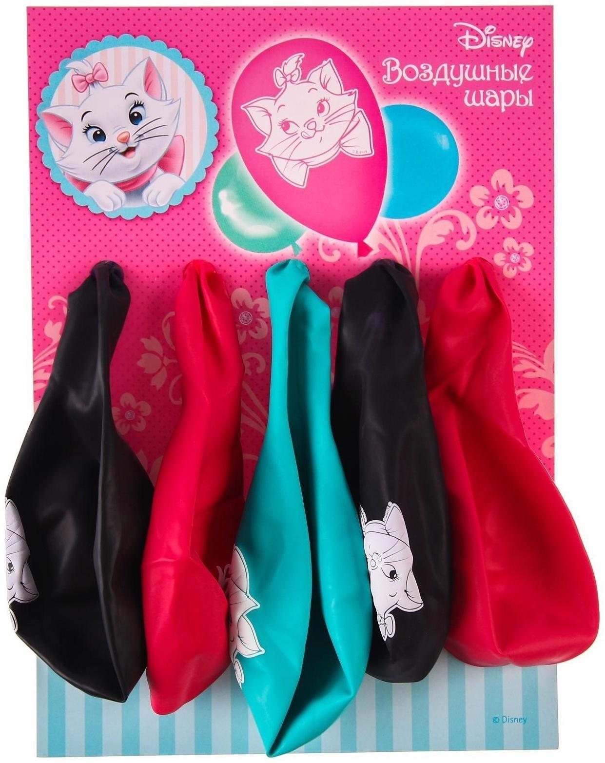 Воздушные шары «С Днем Рождения», Коты Аристократы, 5 шт., 12