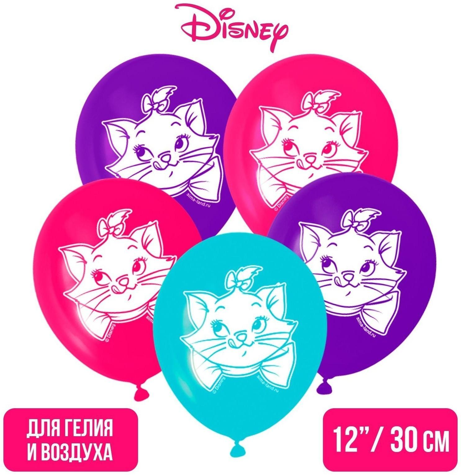 Воздушные шары «С Днем Рождения», Коты Аристократы, 5 шт., 12