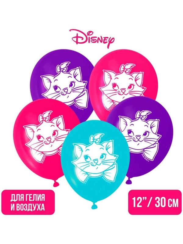 Воздушные шары «С Днем Рождения», Коты Аристократы, 5 шт., 12