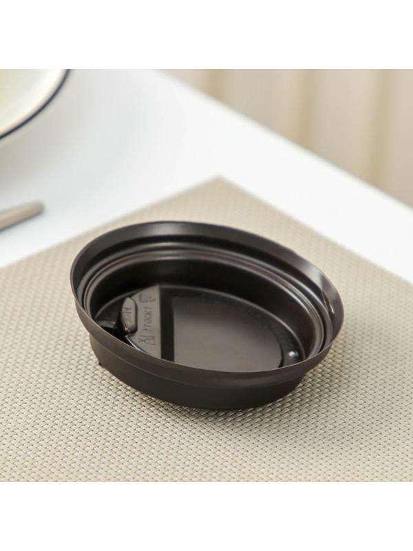 Крышка на стакан одноразовая с носиком, d=8 см, цвет тёмно-коричневый / 1000 шт.