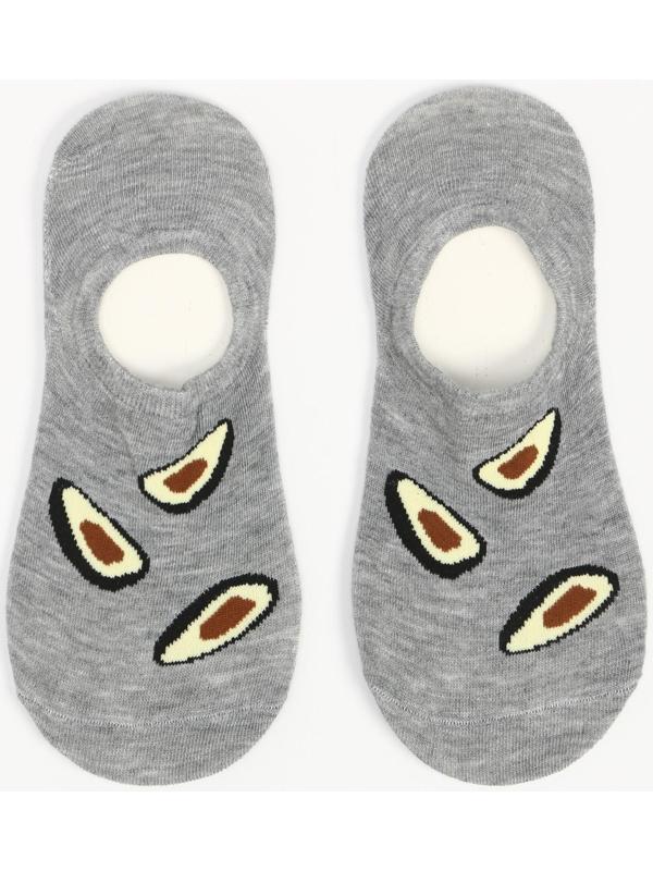 Носки женские, цвет серый, размер 23-25