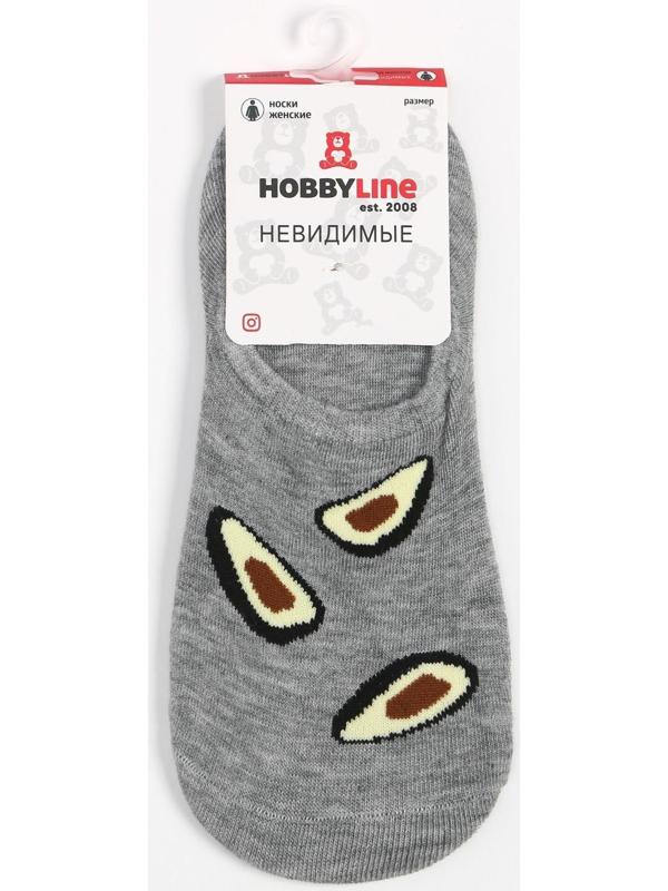 Носки женские, цвет серый, размер 23-25