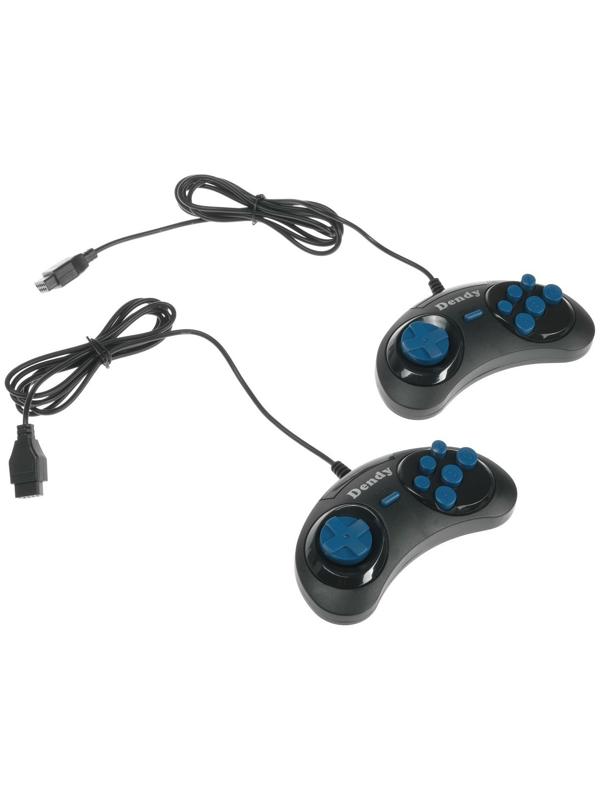 Геймпад для Dendy 8-bit, 9pin (узкий разъем), 2 шт в комплекте, черный