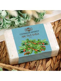 Соляной брикет с листьями дуба, 1,35 кг 