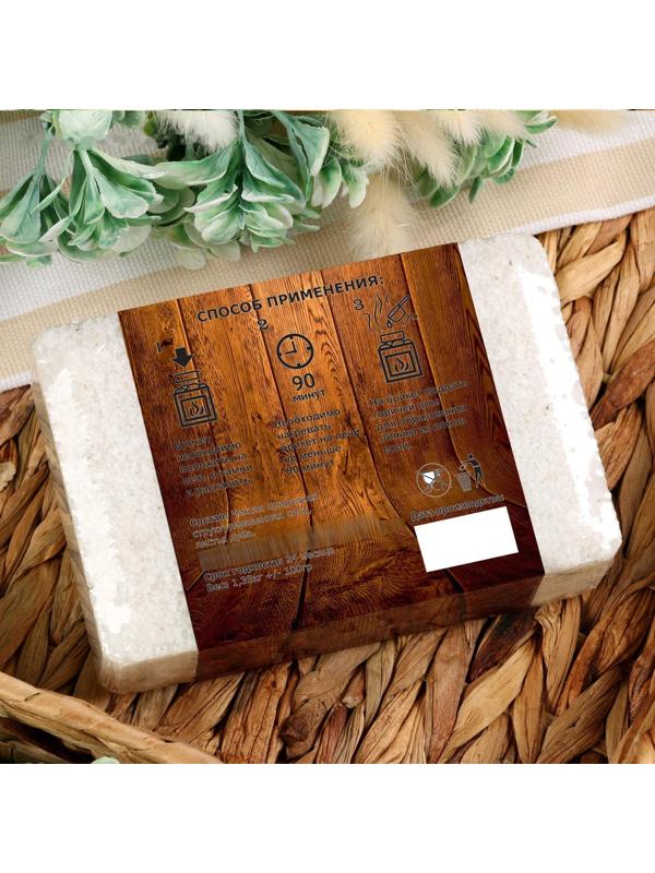 Соляной брикет с листьями дуба, 1,35 кг 