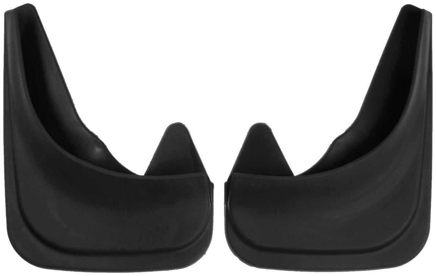Брызговики универсальные ТюменьАвтоДеталь, 22 х 29 см, резина, чёрные, набор 2 шт