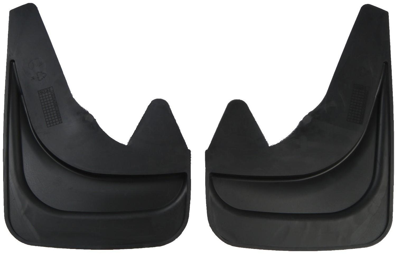 Брызговики универсальные ТюменьАвтоДеталь, 22 х 31 см, резина, чёрные, набор 2 шт