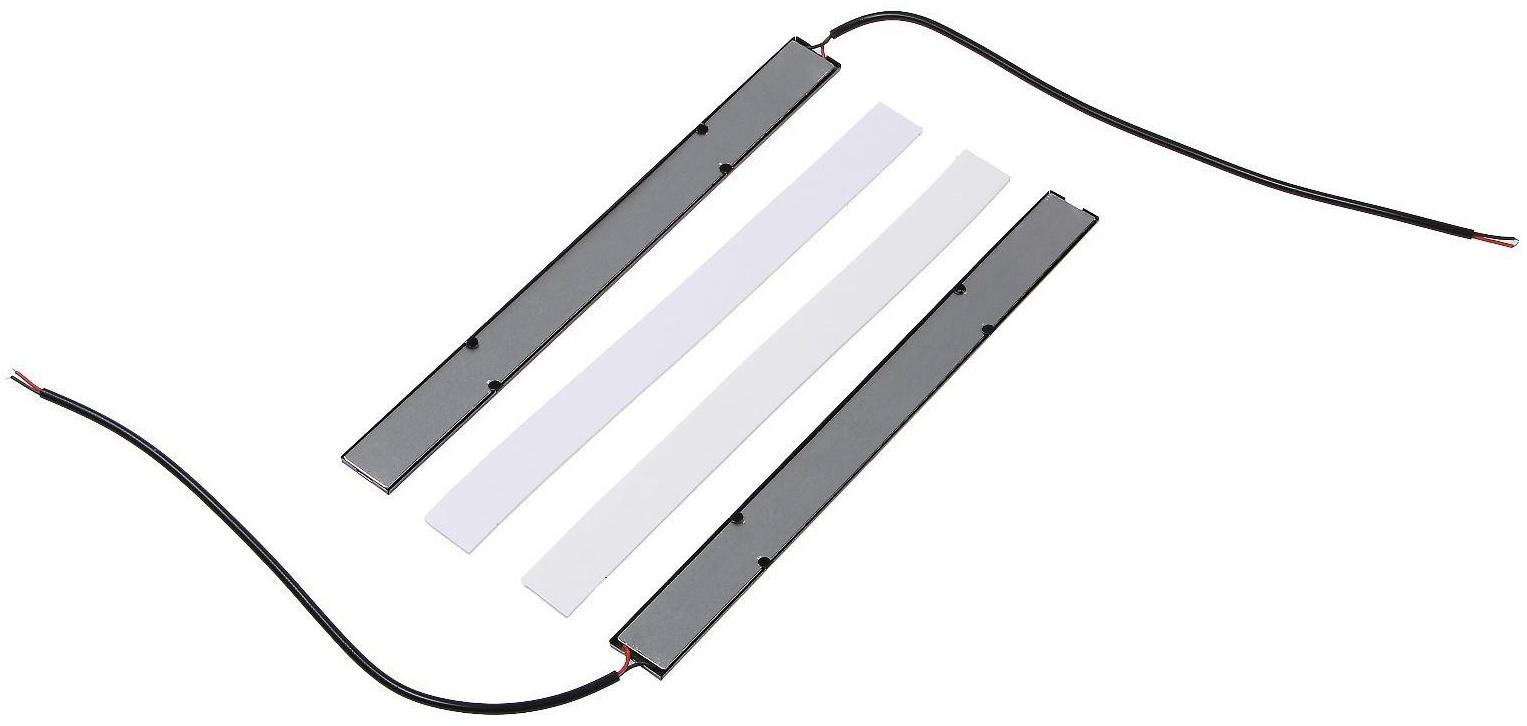 Дневные ходовые огни Skyway, 12 В, 1 COB диод, 175 х 3 х 15 мм, набор 2 шт, S01501033