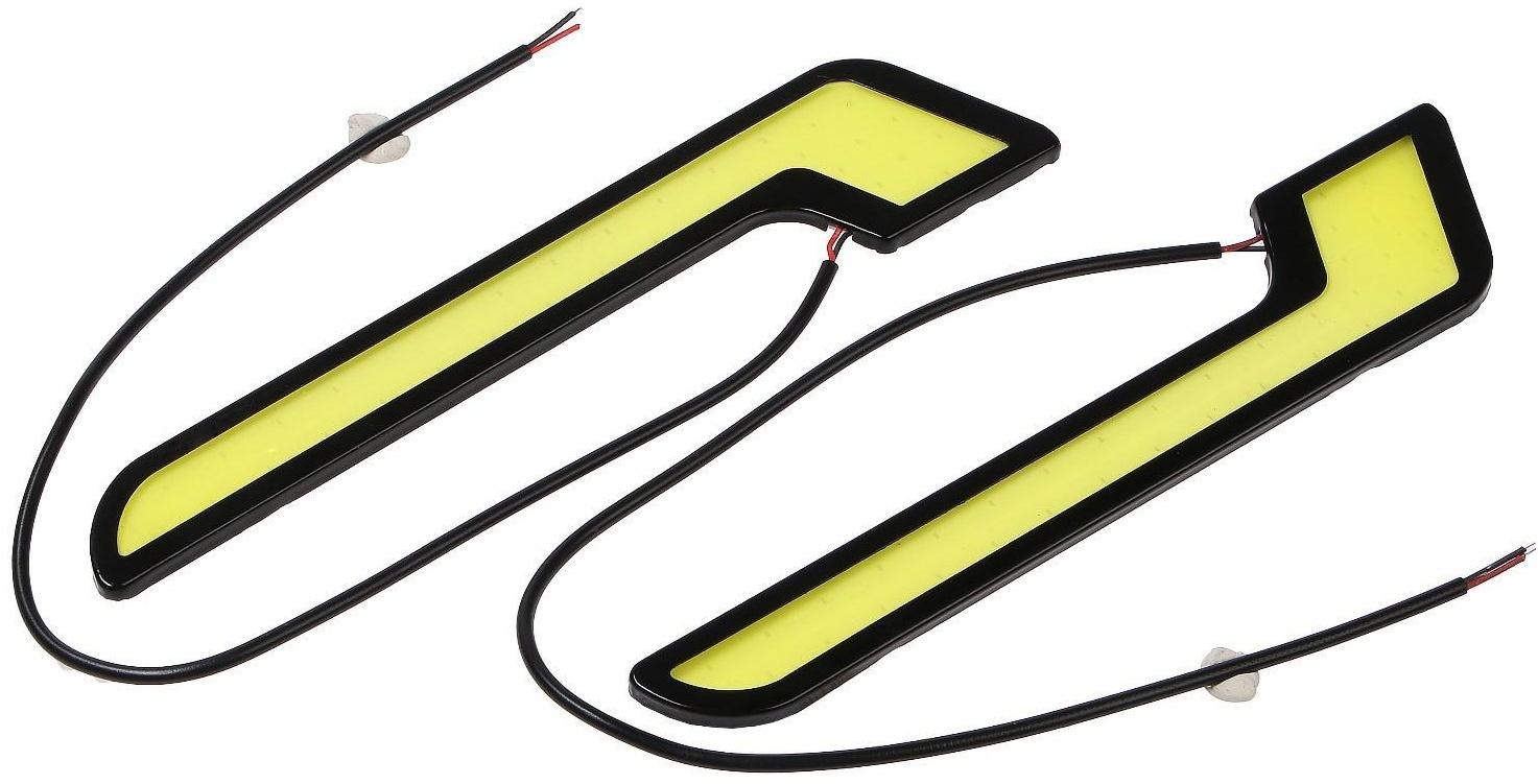 Дневные ходовые огни Skyway, 12 В, 16 см, COB, набор 2 шт