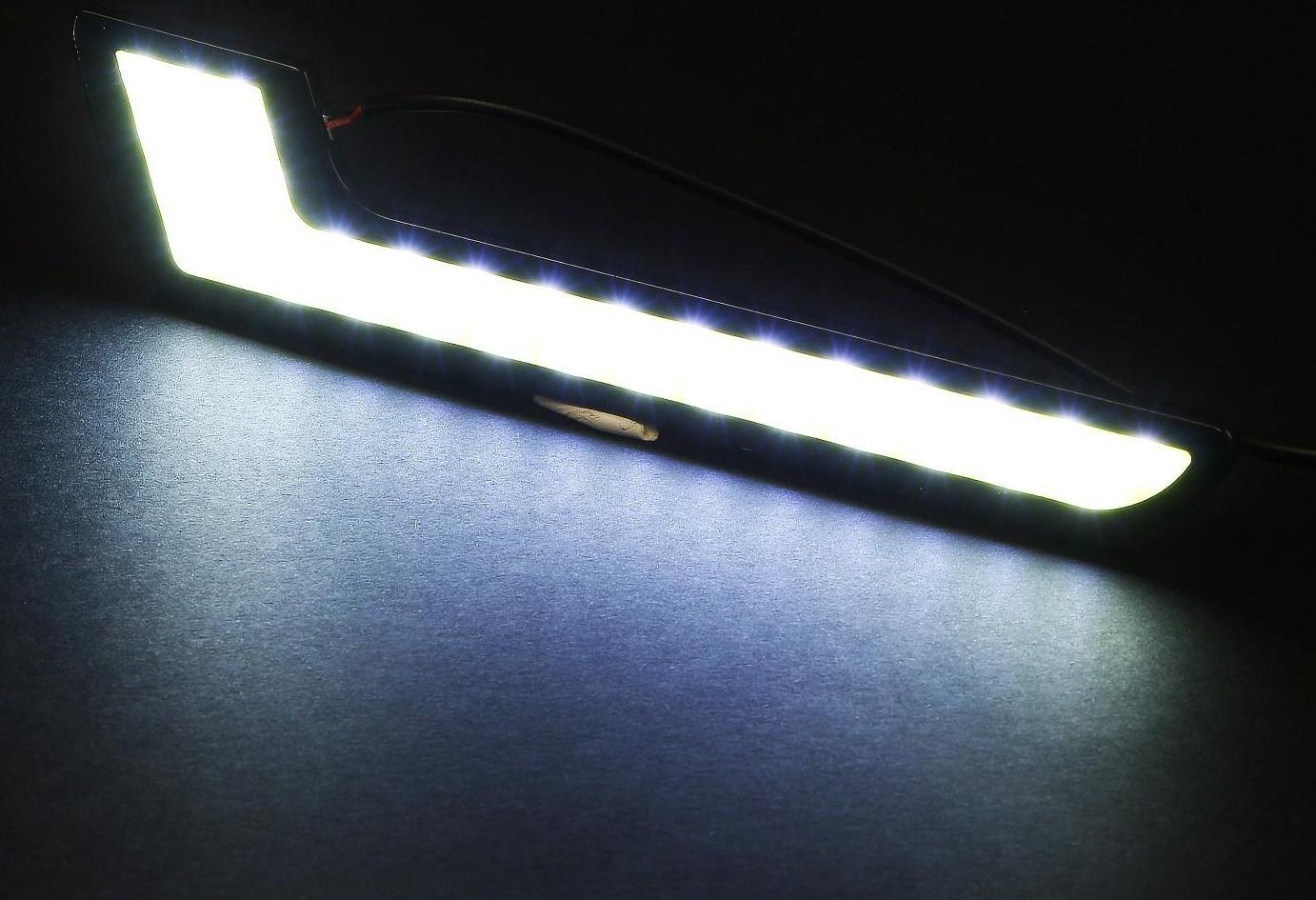 Дневные ходовые огни Skyway, 12 В, 16 см, COB, набор 2 шт