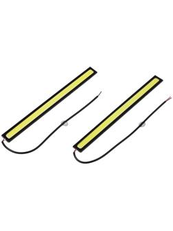 Дневные ходовые огни Skyway, 12 В, COB диоды, 145 х 15 мм, набор 2 шт, S01501032