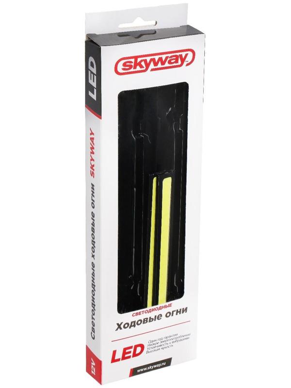 Дневные ходовые огни Skyway, 12 В, COB диоды, 145 х 15 мм, набор 2 шт, S01501032