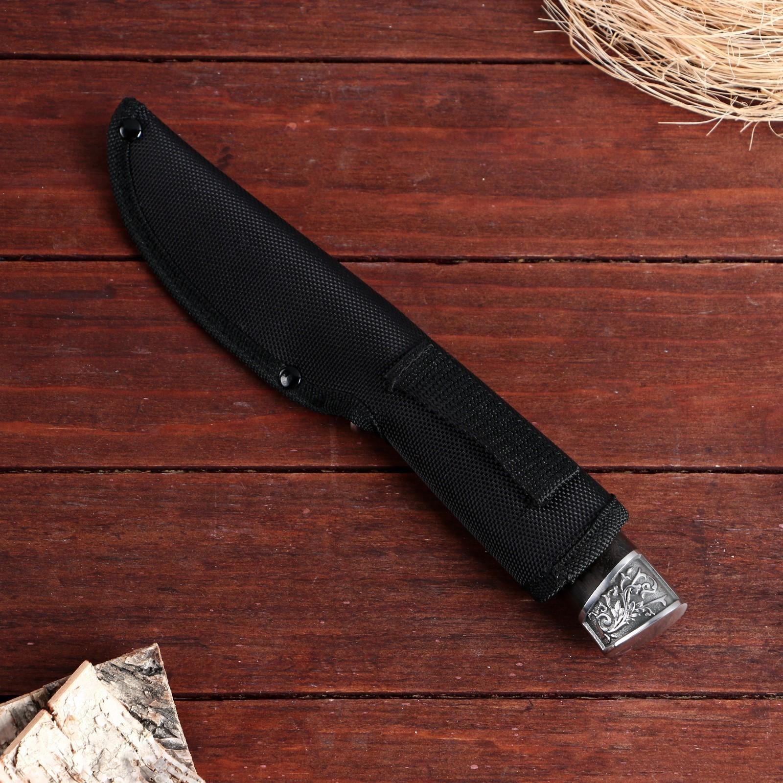 Нож охотничий Мастер К, рукоять дерево, клинок 11 см