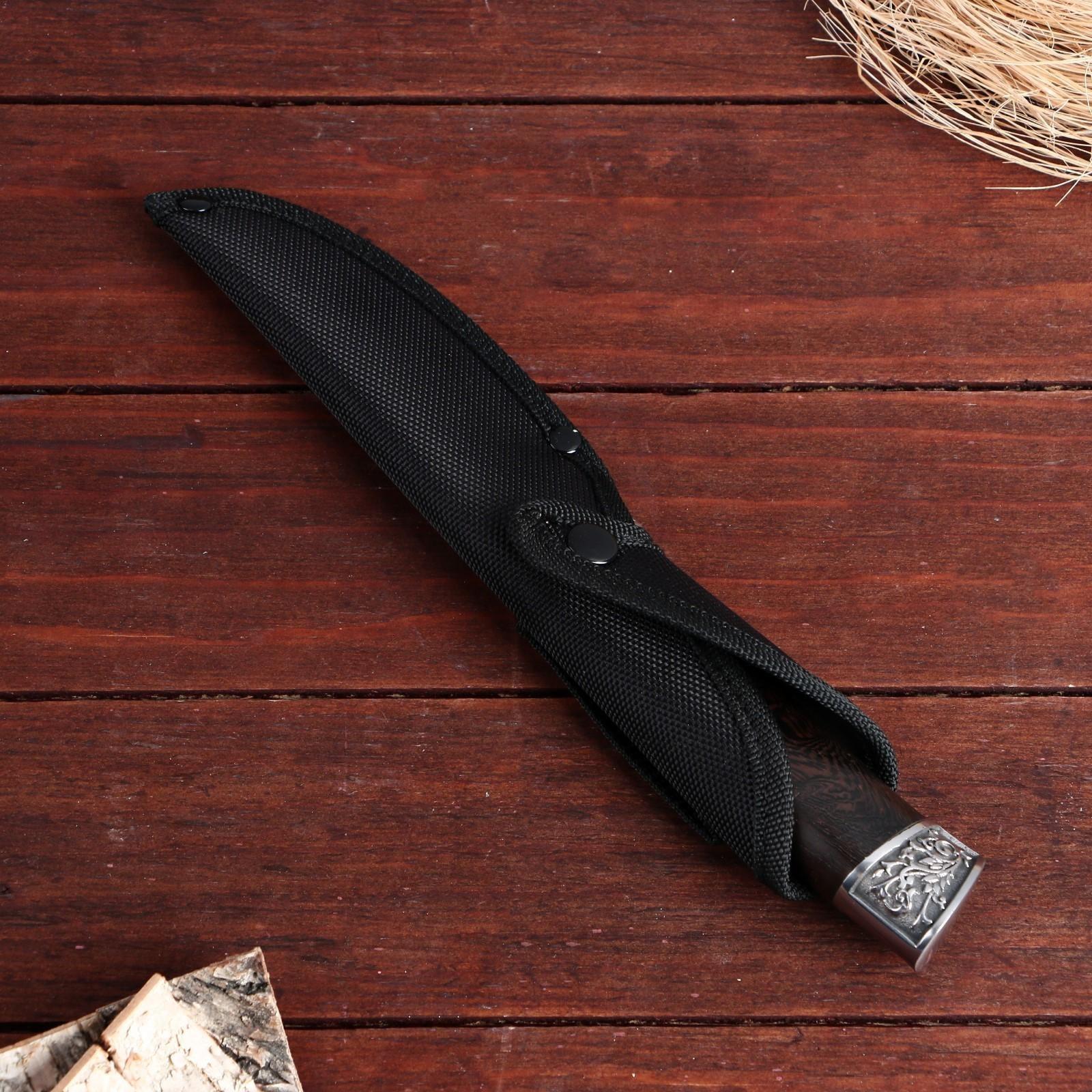 Нож охотничий Мастер К, рукоять дерево, клинок 11 см