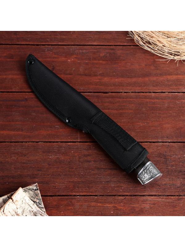 Нож охотничий Мастер К, рукоять дерево, клинок 11 см