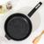 Сковорода «Гранит Star», d=24 см, стеклянная крышка, антипригарное покрытие, цвет чёрный