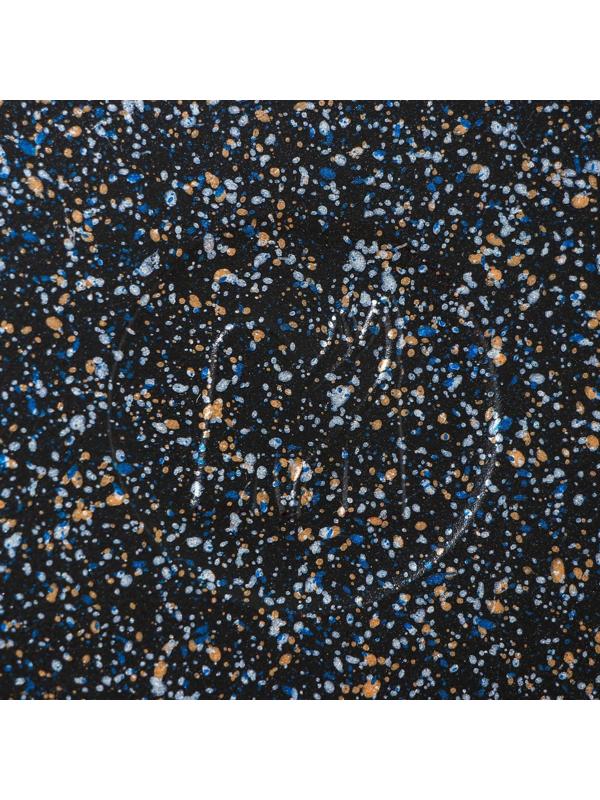 Сковорода «Гранит Star», d=24 см, стеклянная крышка, антипригарное покрытие, цвет чёрный