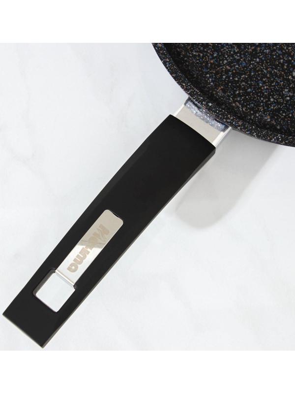 Сковорода «Гранит Star», d=20 см, пластиковая ручка, антипригарное покрытие, цвет чёрный