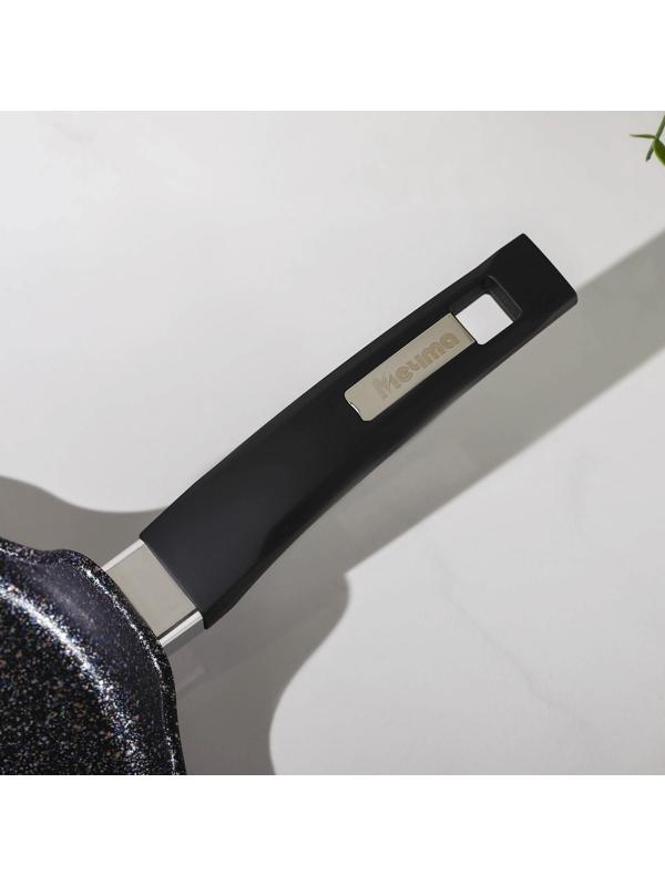 Сковорода блинная «Гранит Star», d=22 см, пластиковая ручка, антипригарное покрытие, цвет чёрный