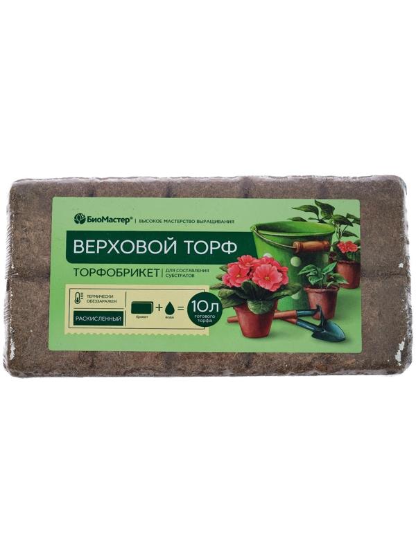 Торфобрикет Верховой торф раскисленный, 10л 