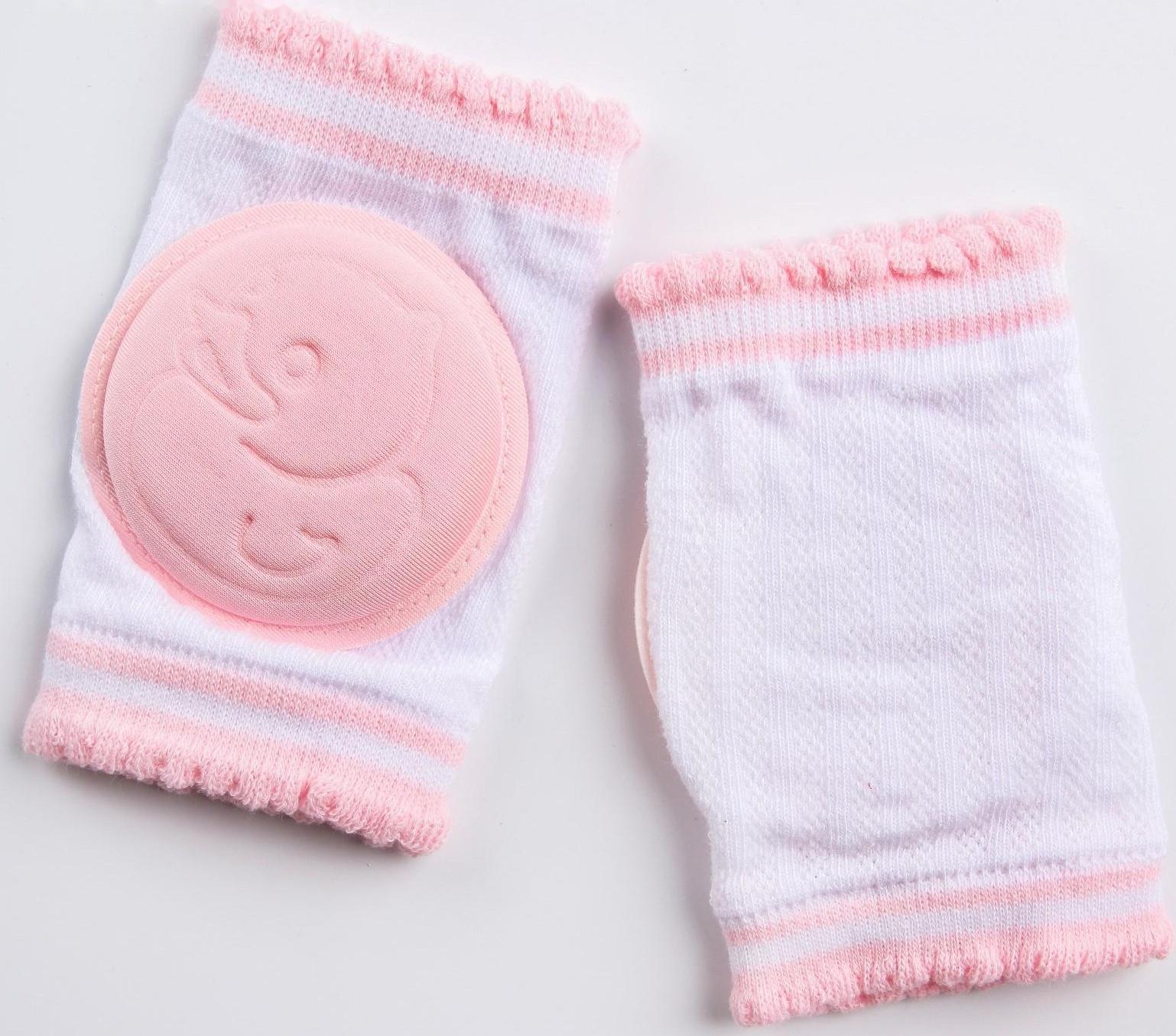 Набор детских наколенников , цвет розовый