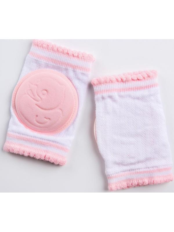 Набор детских наколенников , цвет розовый