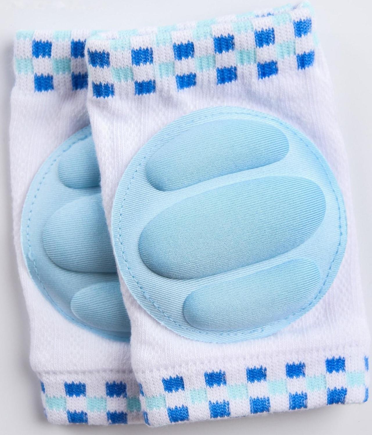 Набор детских наколенников , цвет голубой