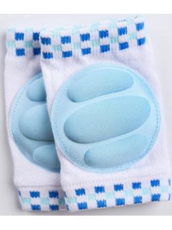 Набор детских наколенников , цвет голубой