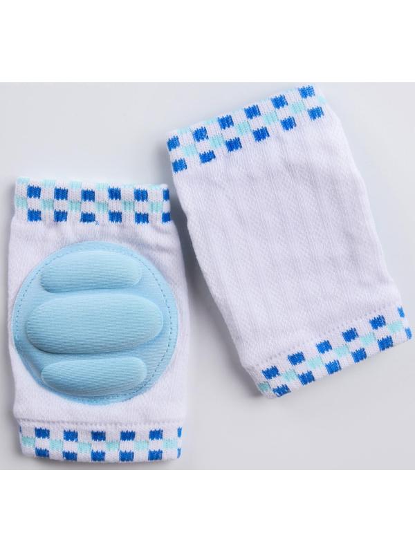 Набор детских наколенников , цвет голубой