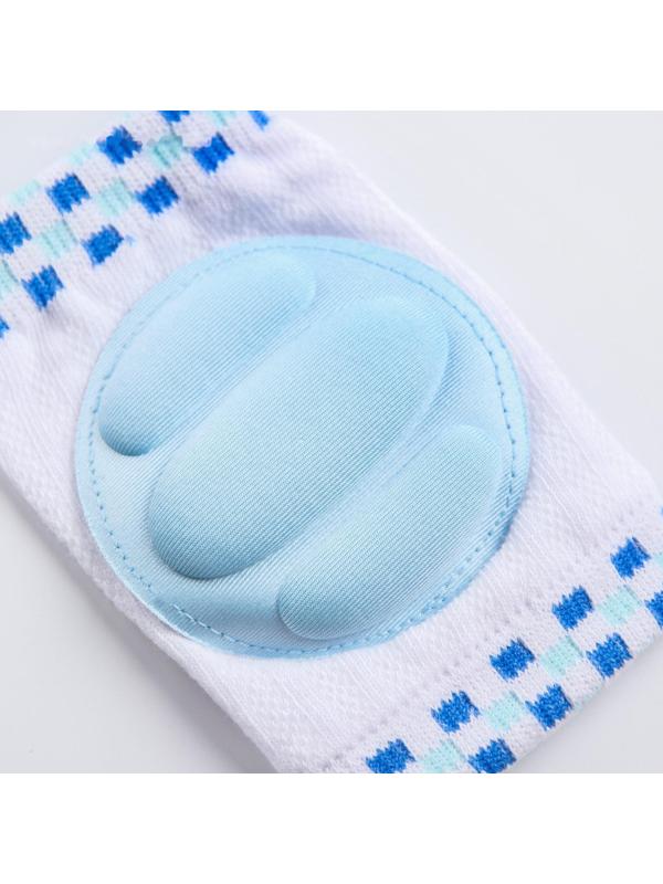 Набор детских наколенников , цвет голубой