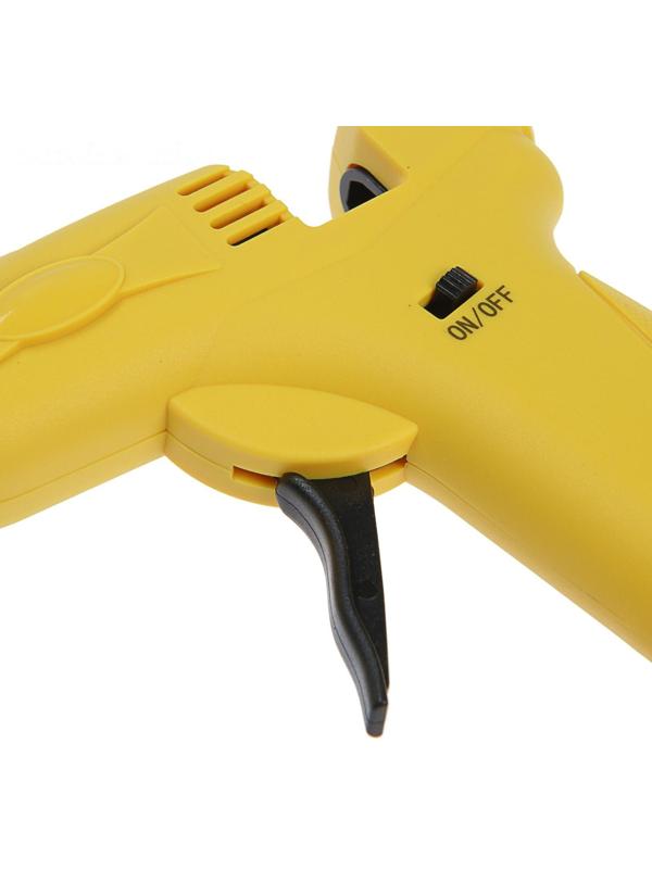 Клеевой пистолет ТУНДРА, 12 Вт, аккумулятор 2000 мА, microUSB, 7 мм