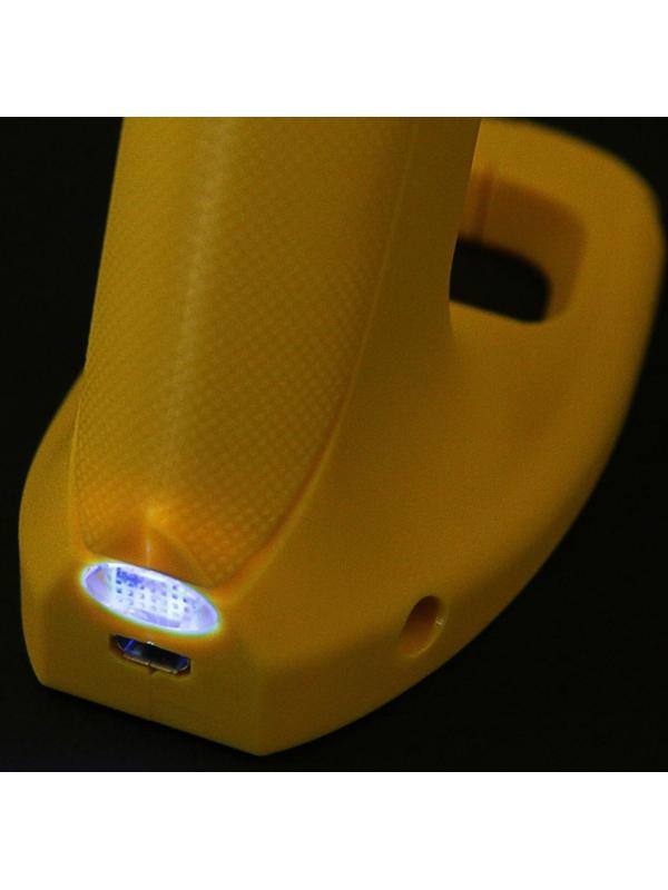 Клеевой пистолет ТУНДРА, 12 Вт, аккумулятор 2000 мА, microUSB, 7 мм