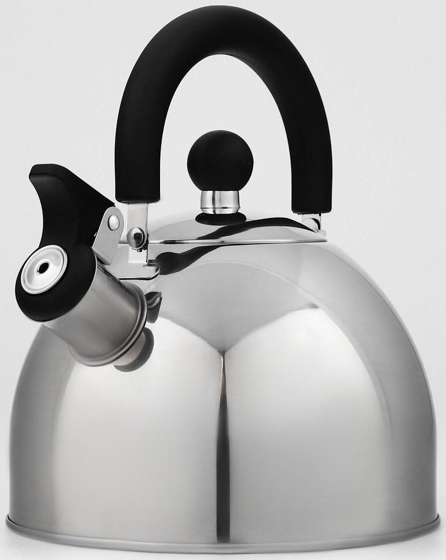 Чайник из нержавеющей стали со свистком, 1,8 л